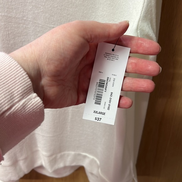 NWT Women’s size XXL a.n.a. Lace up back sweater - Picture 2 of 6